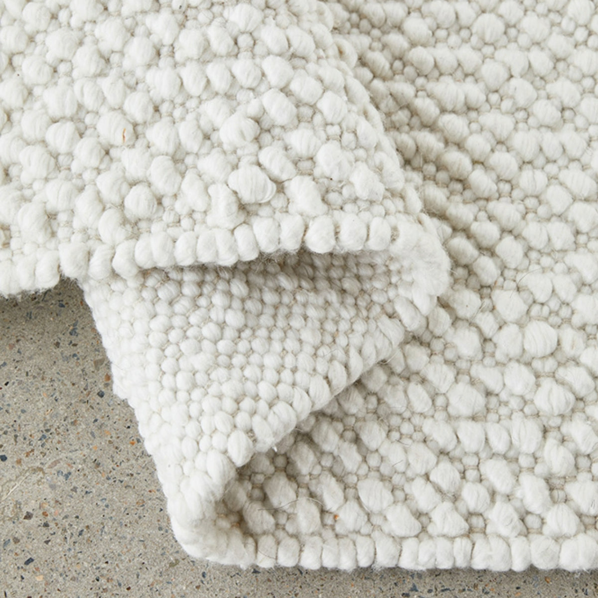 Mahli Boucle White Rug