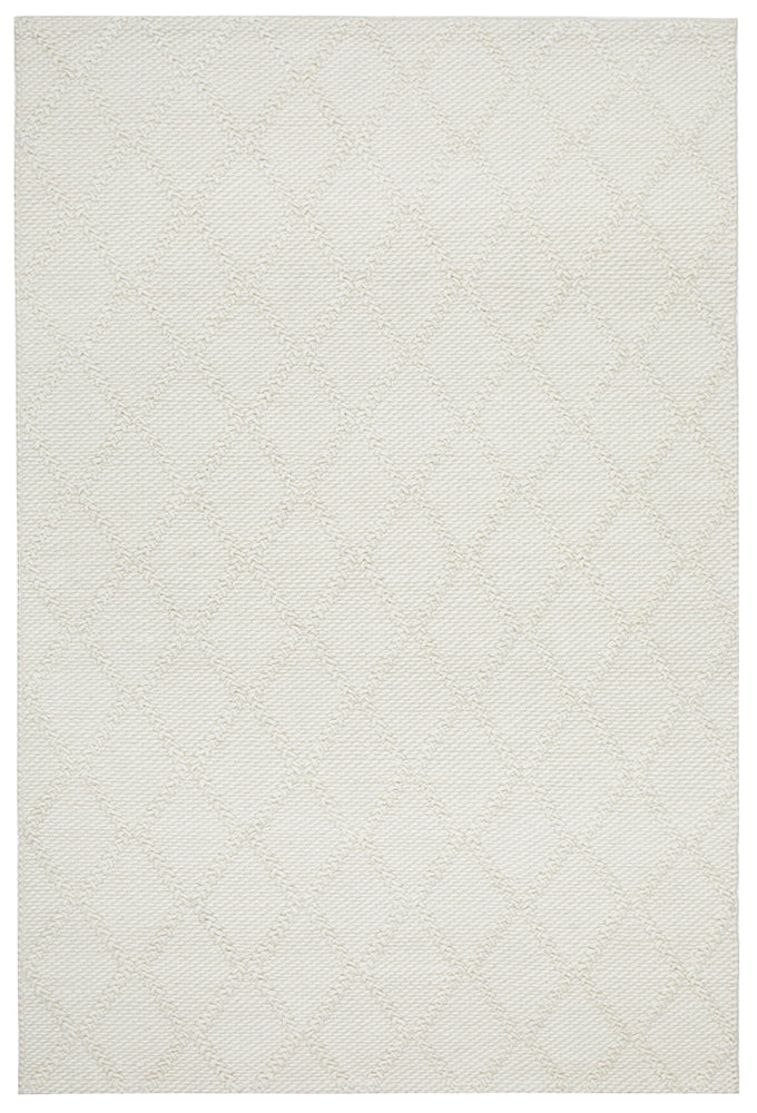 Bloom White Rug