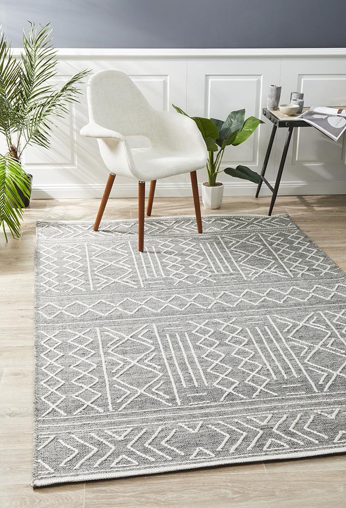 Belle Grey Rug-Alisa & Lysandra